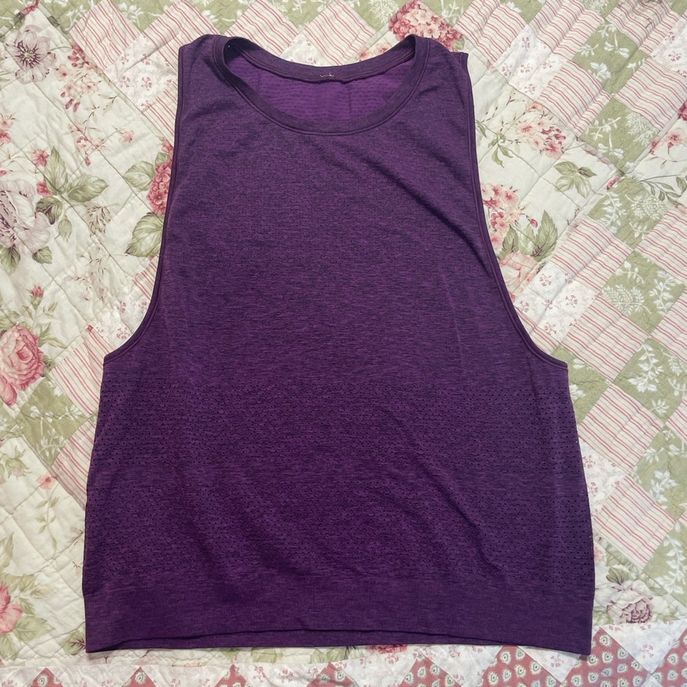 Lululemon Breeze tank in Aurora / purple size 10